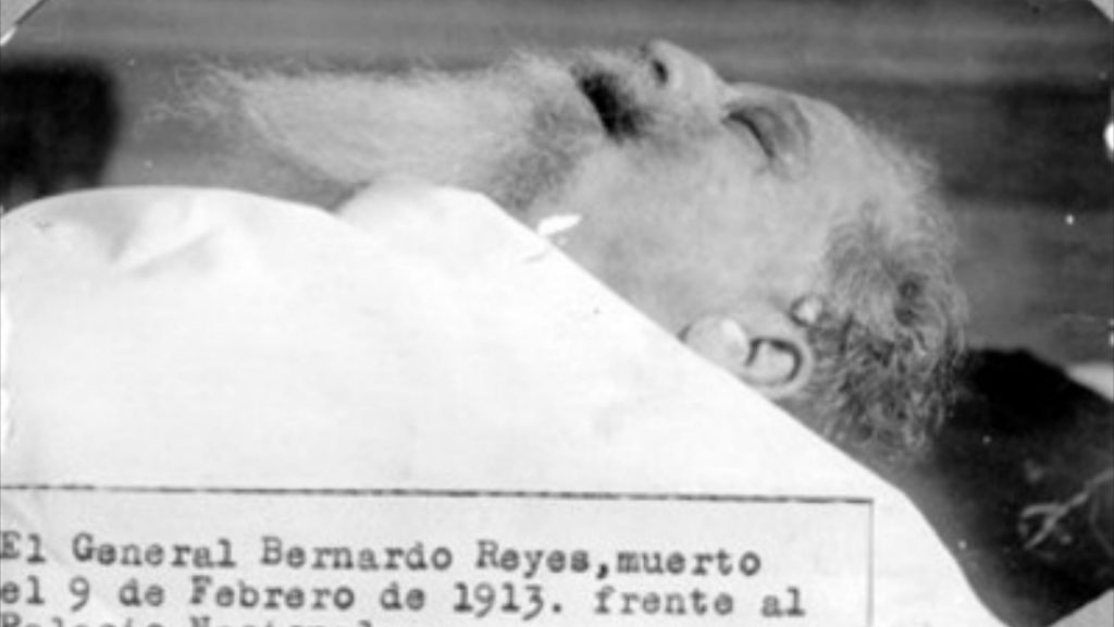 Cadáver de Bernardo Reyes 