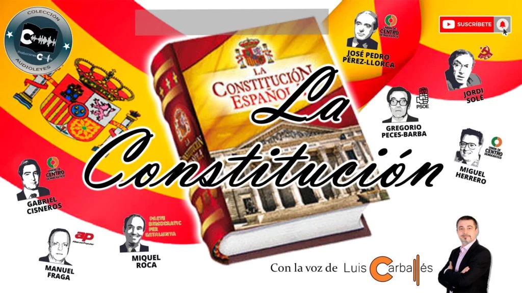 Portada para la categoría Constitución Española narrada por Luis Carballés