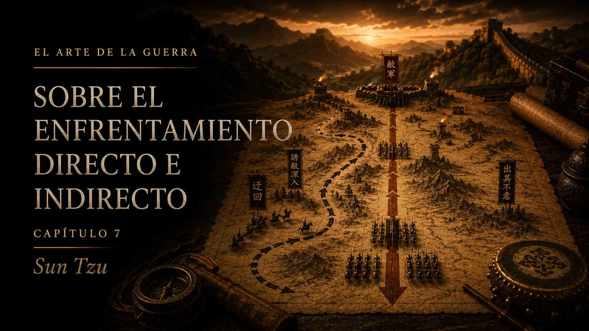 El arte de la guerra sobre el enfrentamiento directo e indirecto de Sun Tzu narrado por Luis Carballés