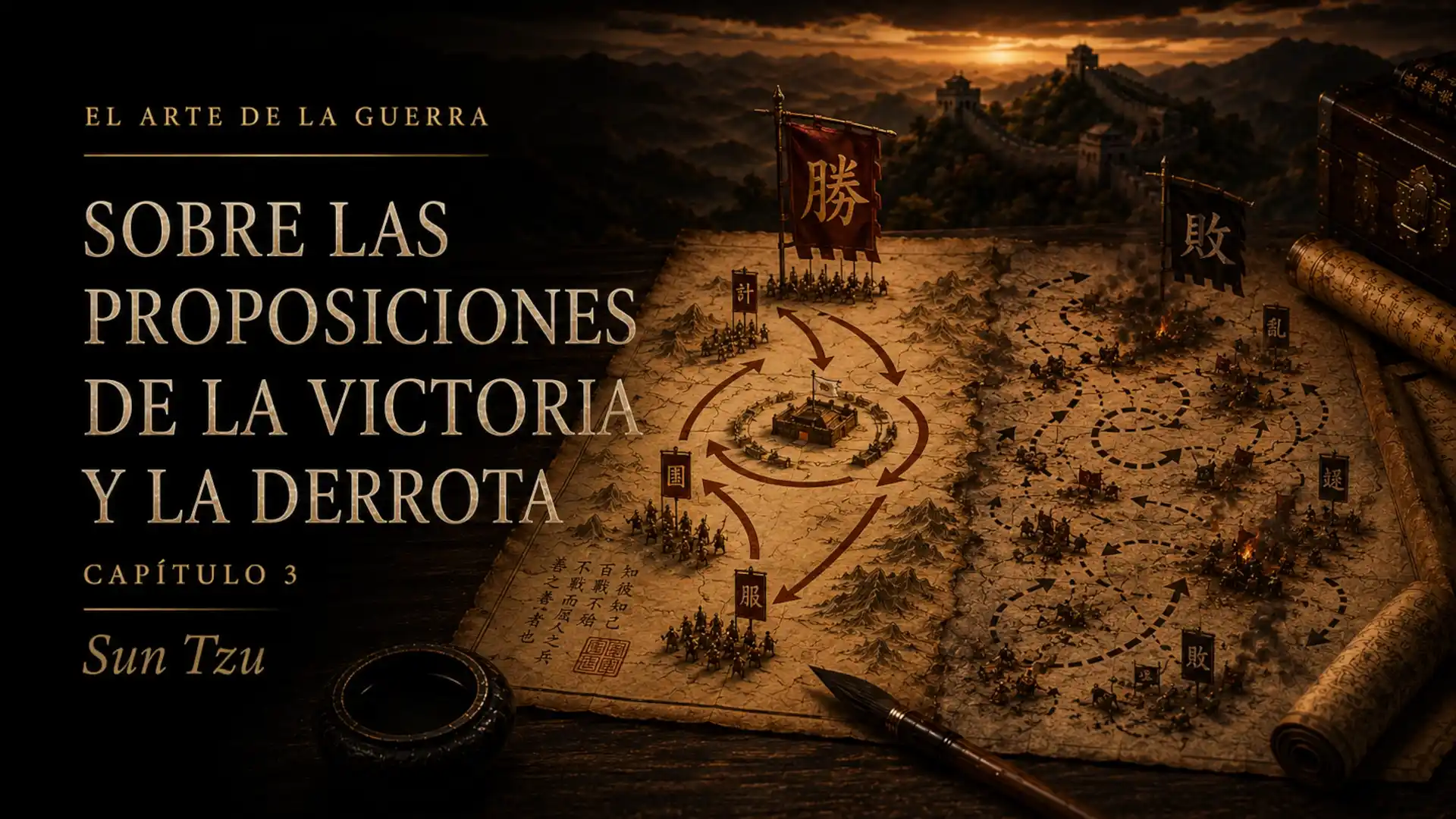 Sobre las proposiciones de la victoria y la derrota de Sun Tzu narrado por Luis Carballés