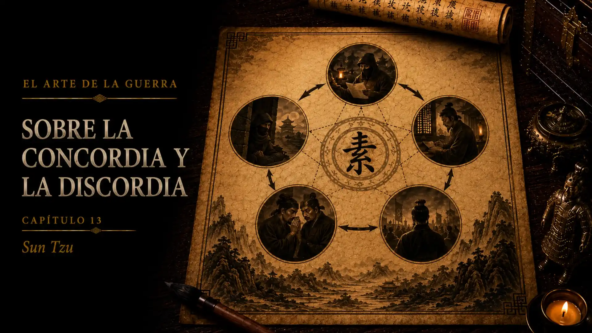 El arte de la guerra sobre la concordia y la discordia de Sun Tzu narrado por Luis Carballés