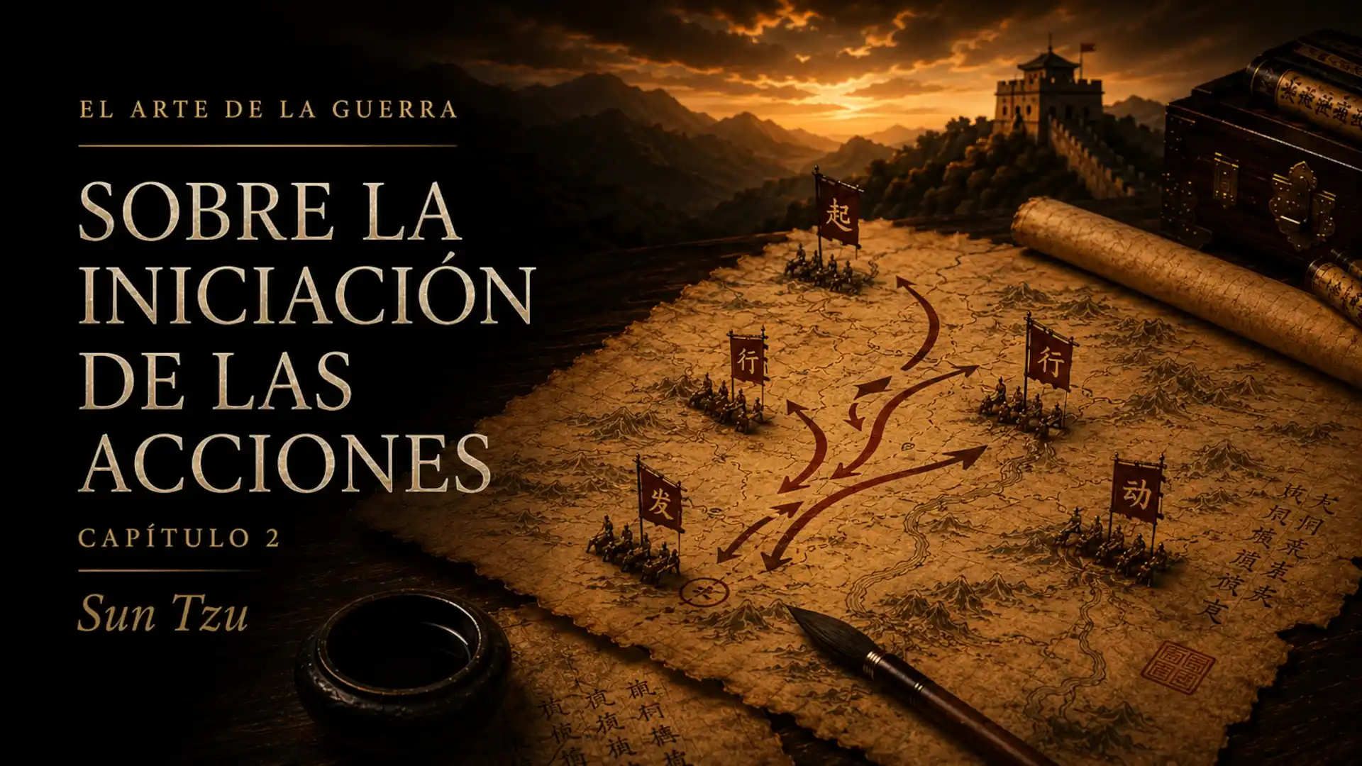 El arte de la guerra sobre la iniciación de las acciones de Sun Tzu narrado por Luis Carballés