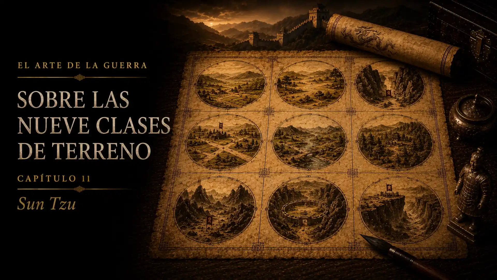 El arte de la guerra sobre las nueve clases de terreno de Sun Tzu narrado por Luis Carballés