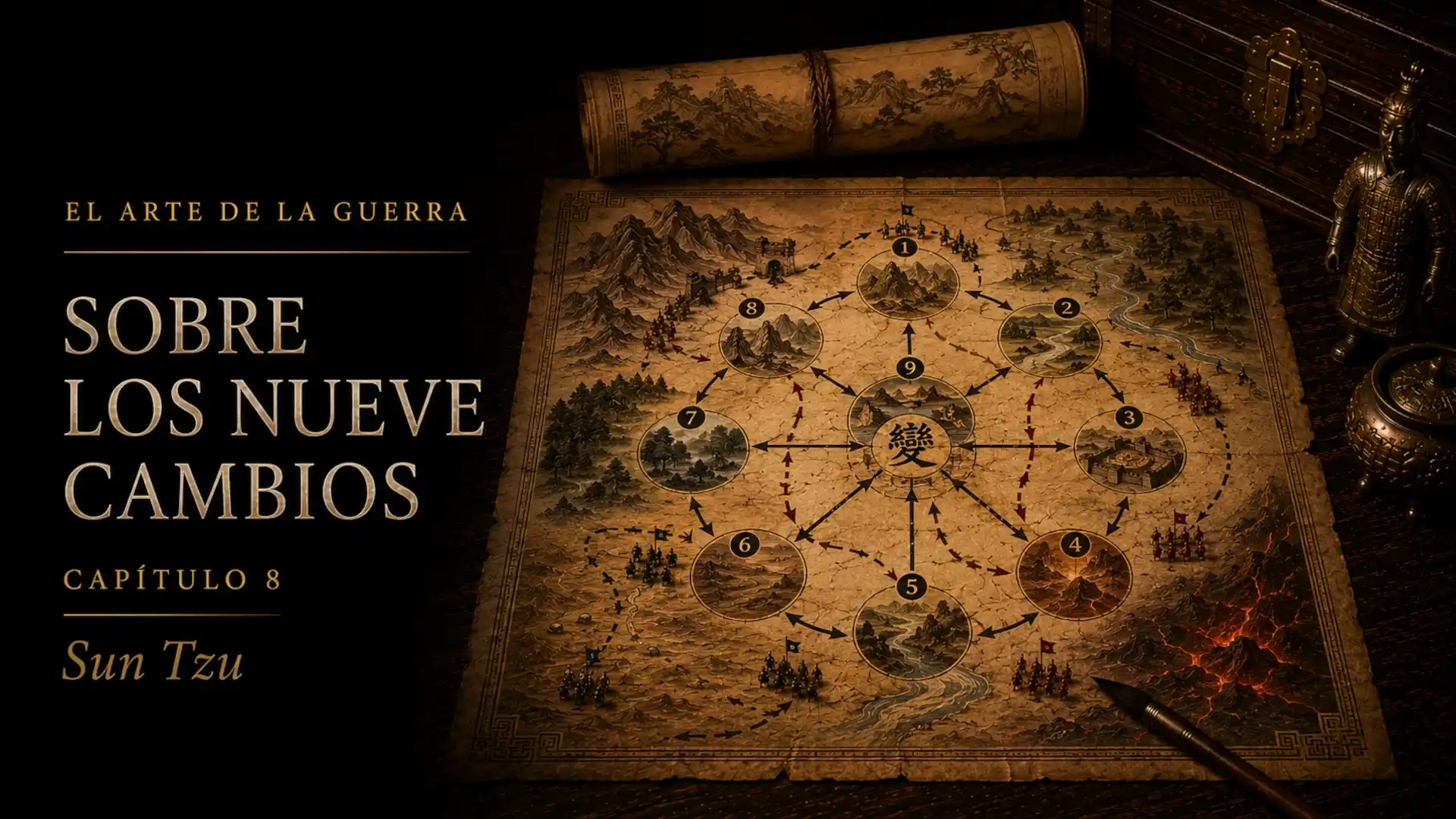 El arte de la guerra sobre los nueve cambios de Sun Tzu narrado por Luis Carballés