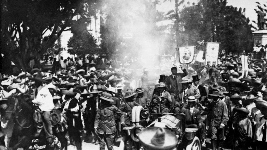 Entrada triunfal de Francisco I. Madero a la Ciudad de México el 7 de junio de 1911.